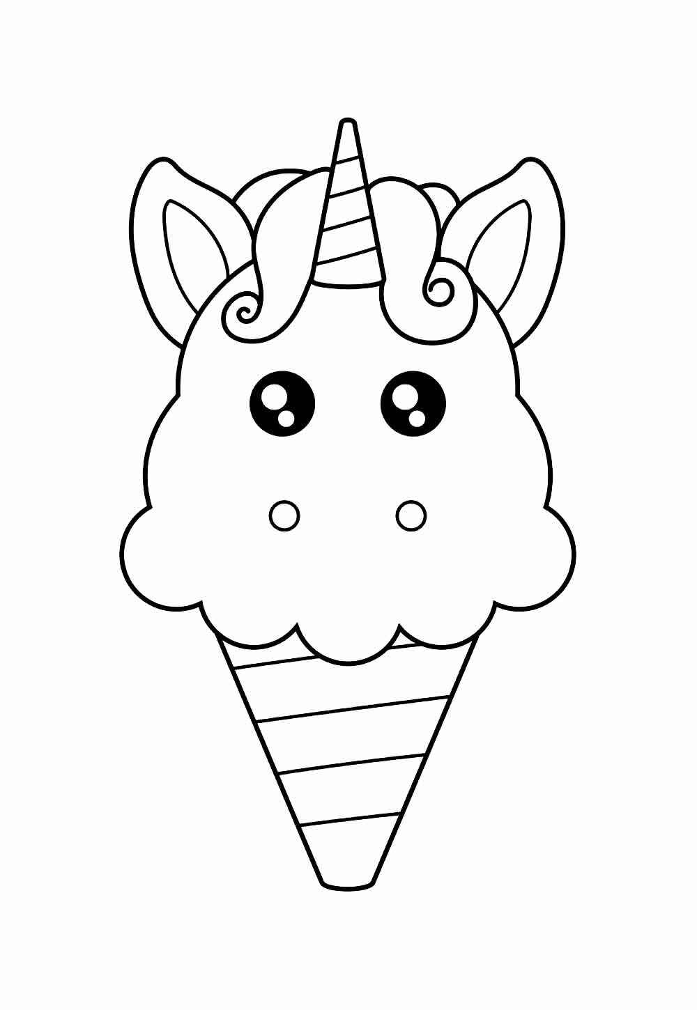 Eiscreme Ausmalbilder 868