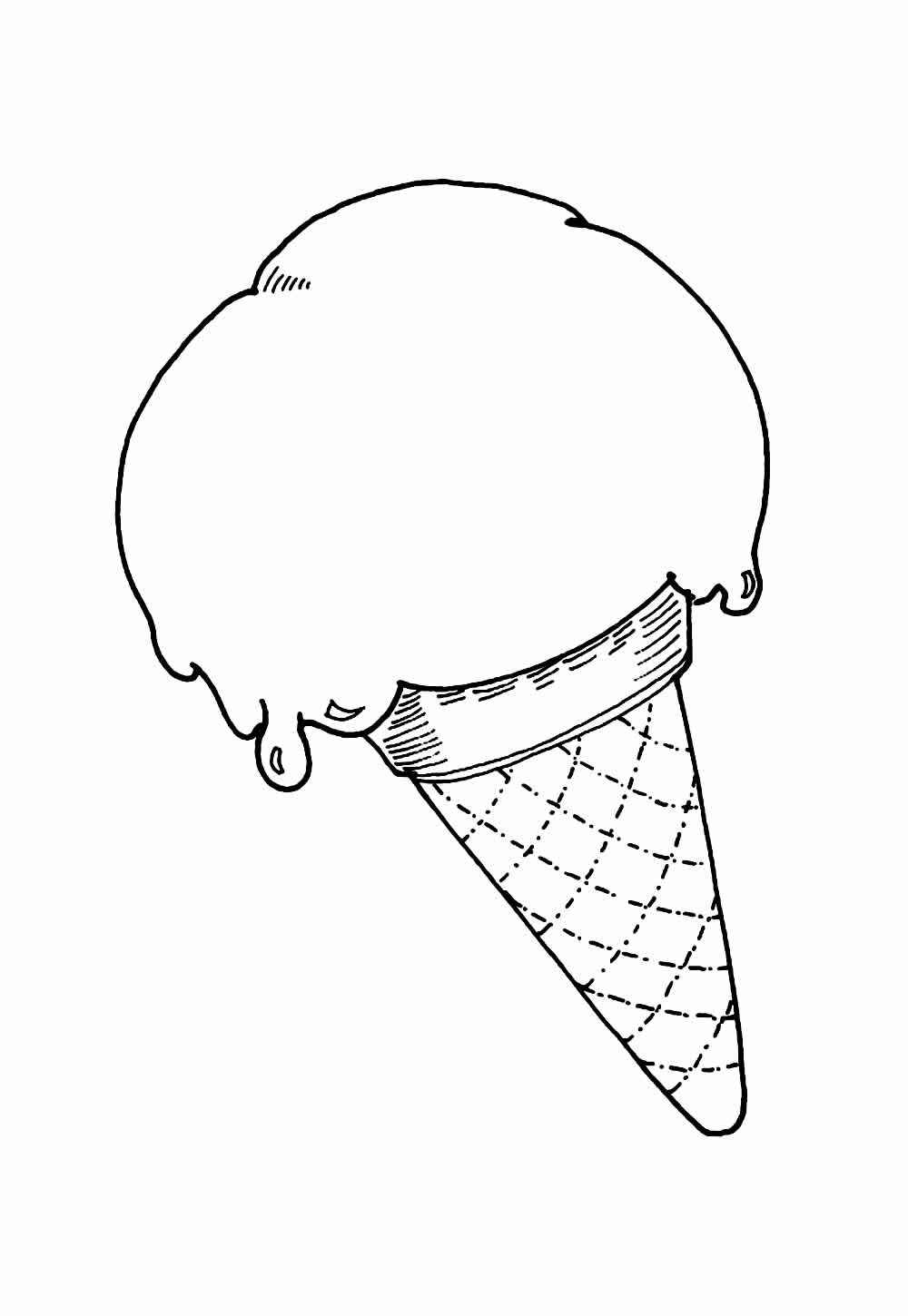 Eiscreme Ausmalbilder 919