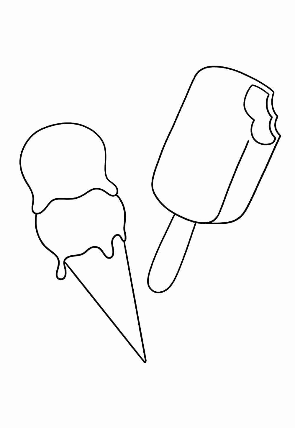 Eiscreme Ausmalbilder 944