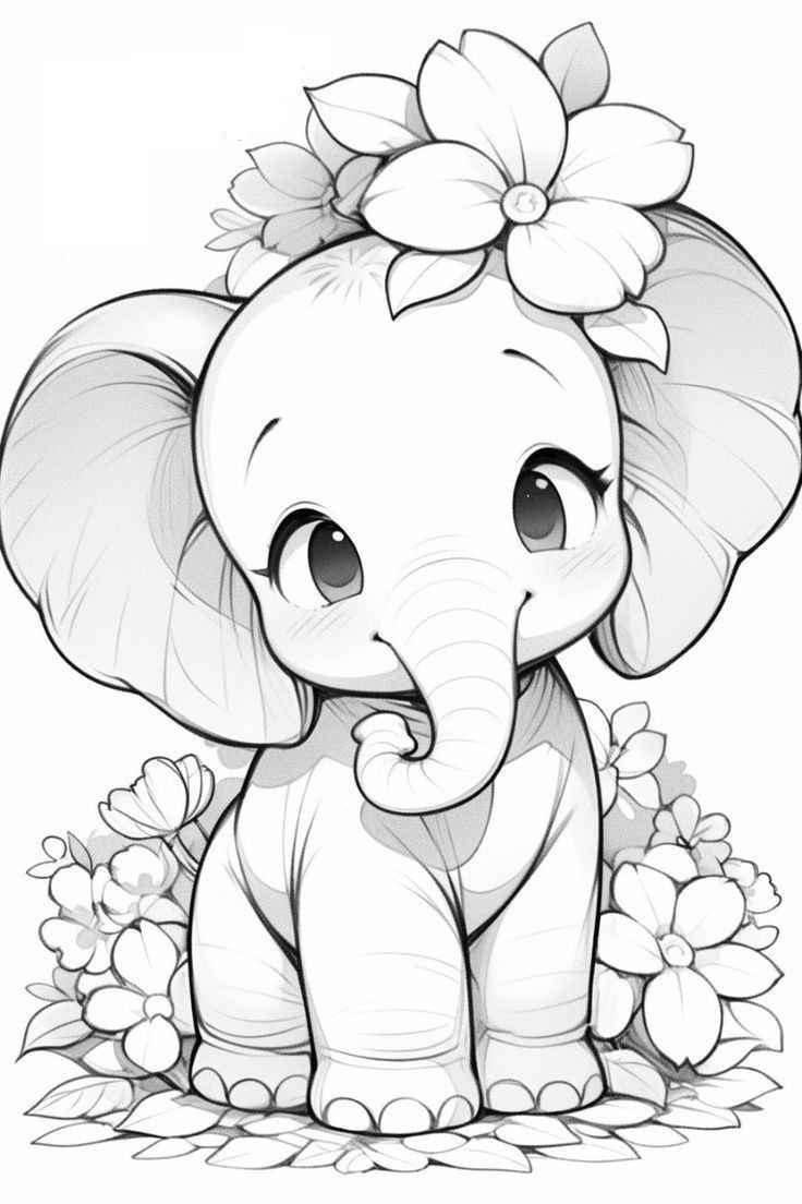Elefanten Ausmalbilder 219