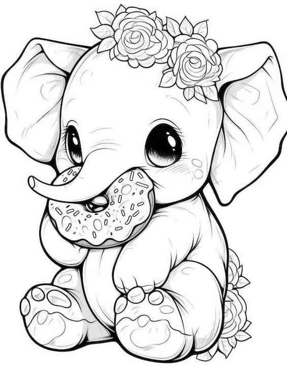 Elefanten Ausmalbilder 425