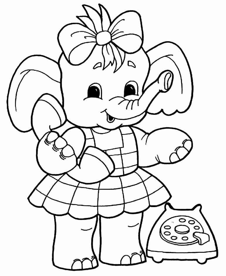 Elefanten Ausmalbilder 792