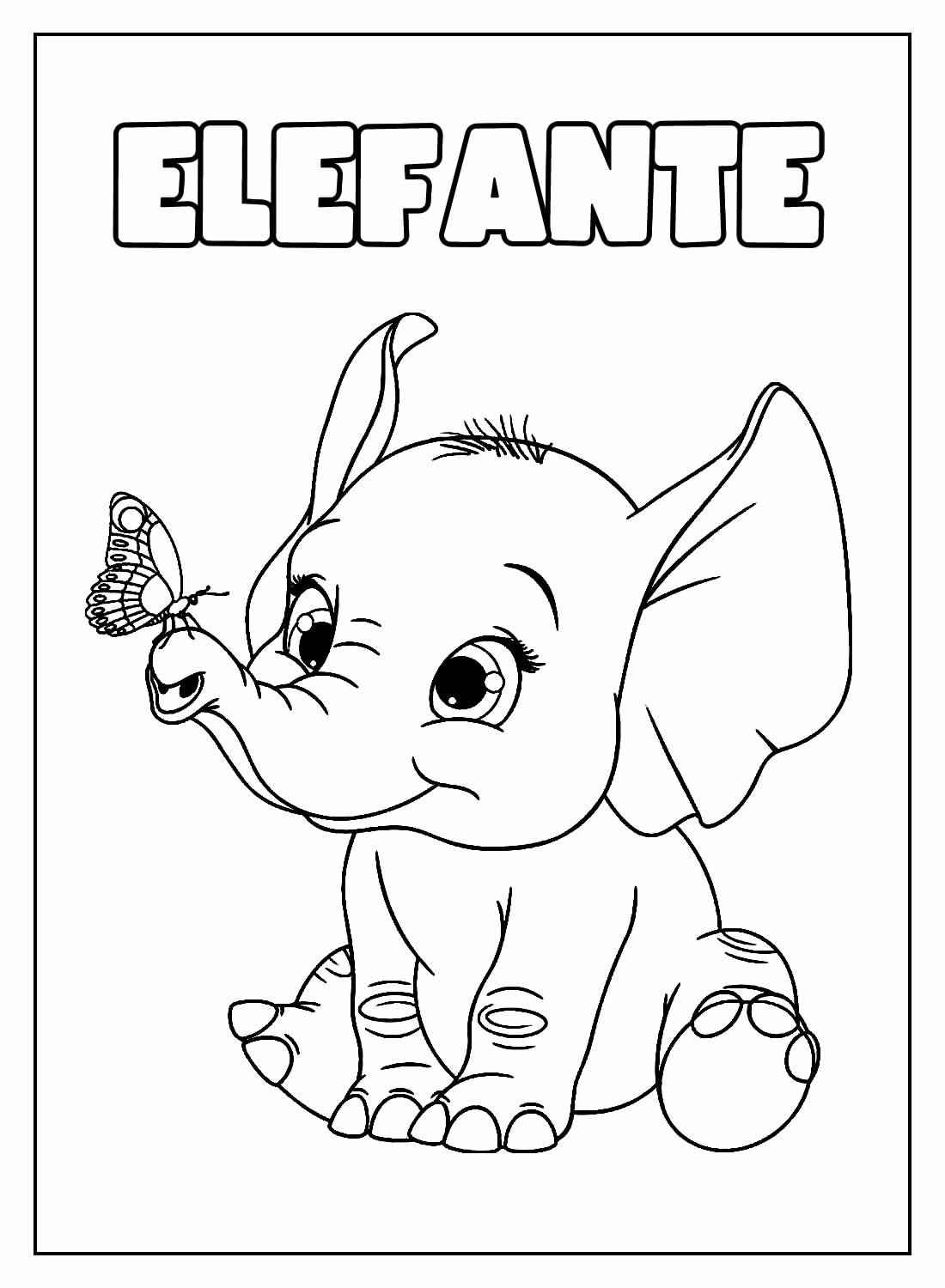 Elefanten Ausmalbilder 965