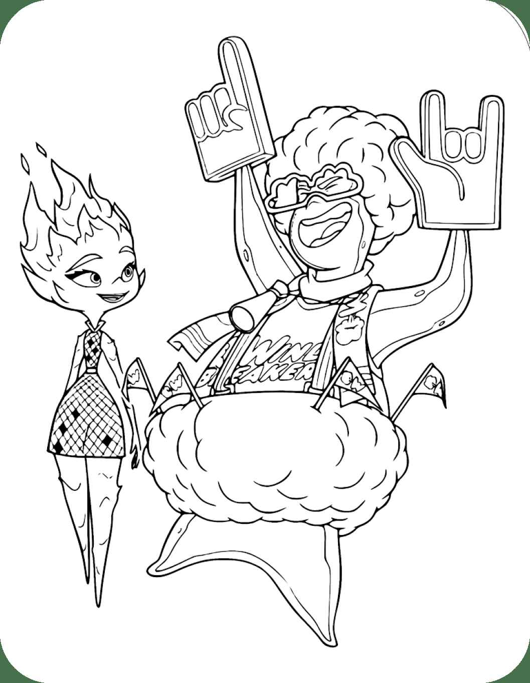 Elemente Ausmalbilder 009