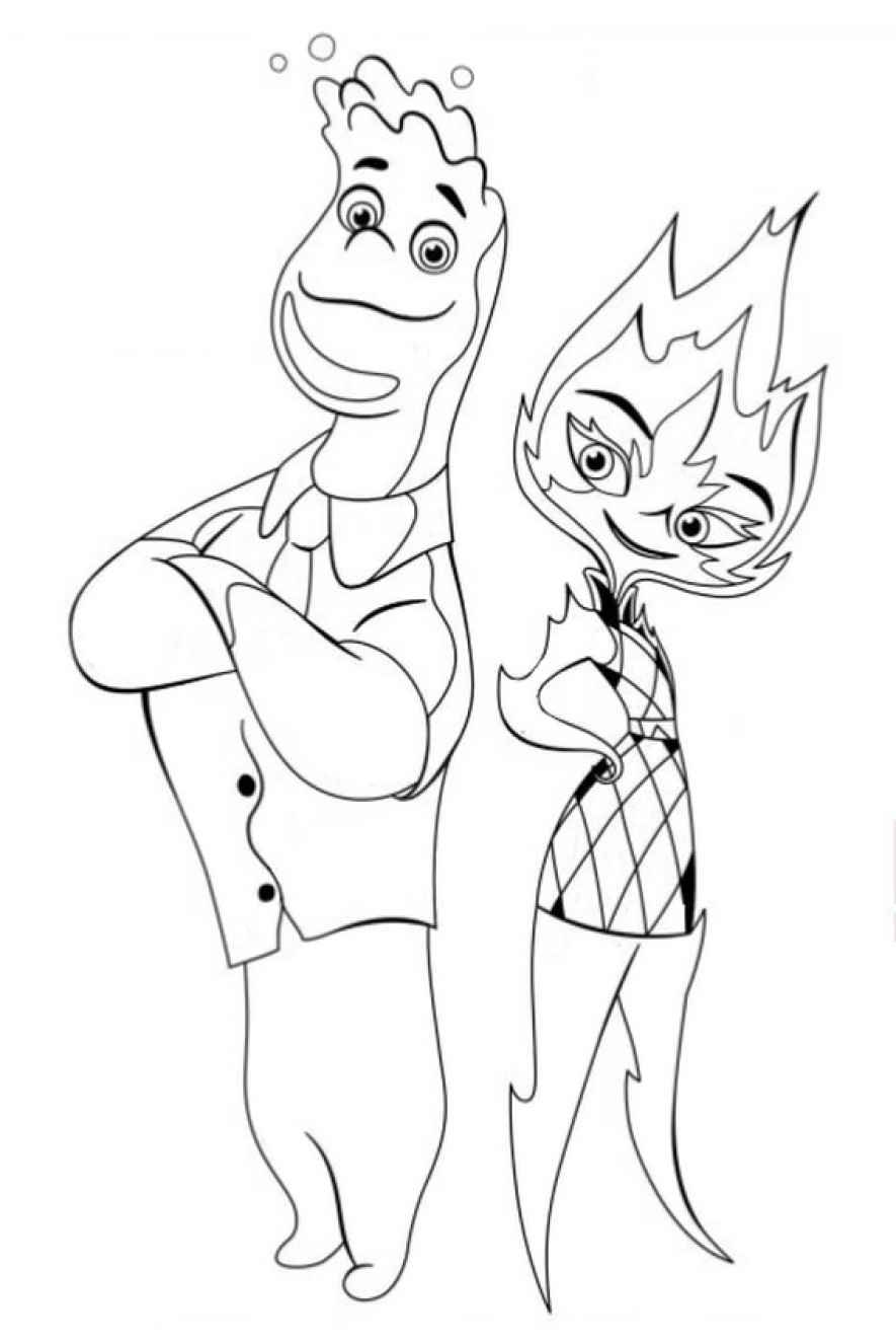 Elemente Ausmalbilder 048