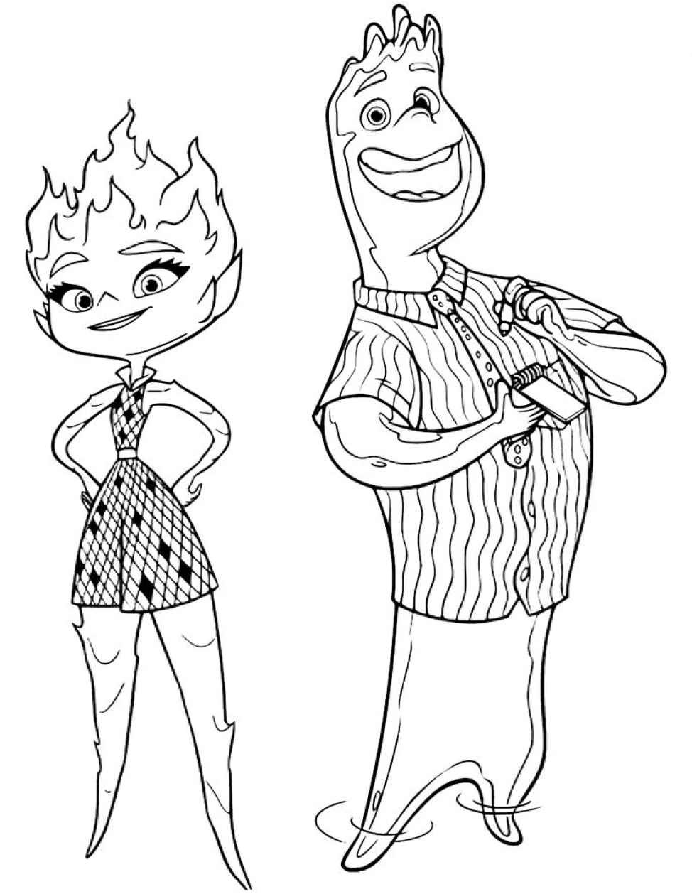 Elemente Ausmalbilder 243