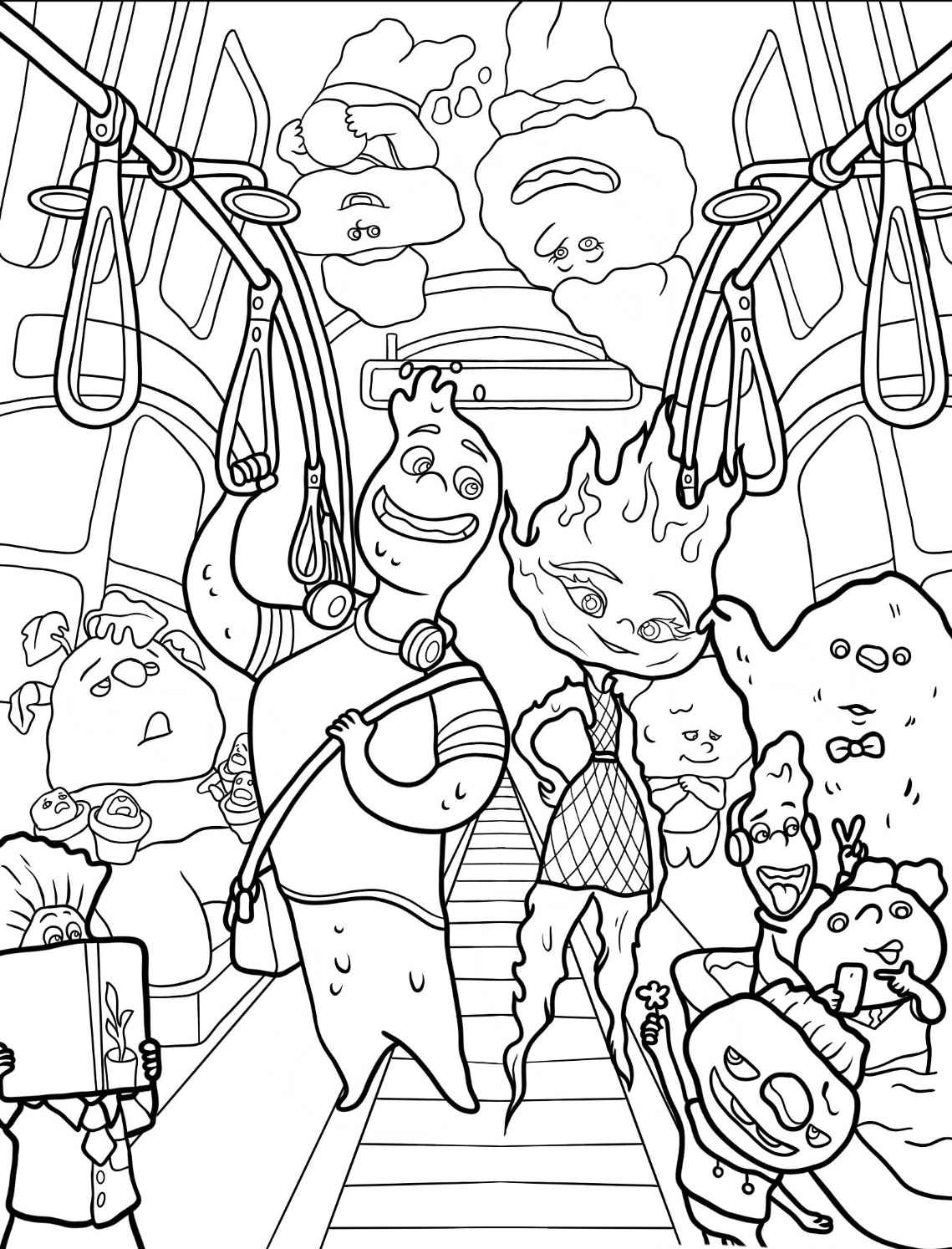 Elemente Ausmalbilder 489