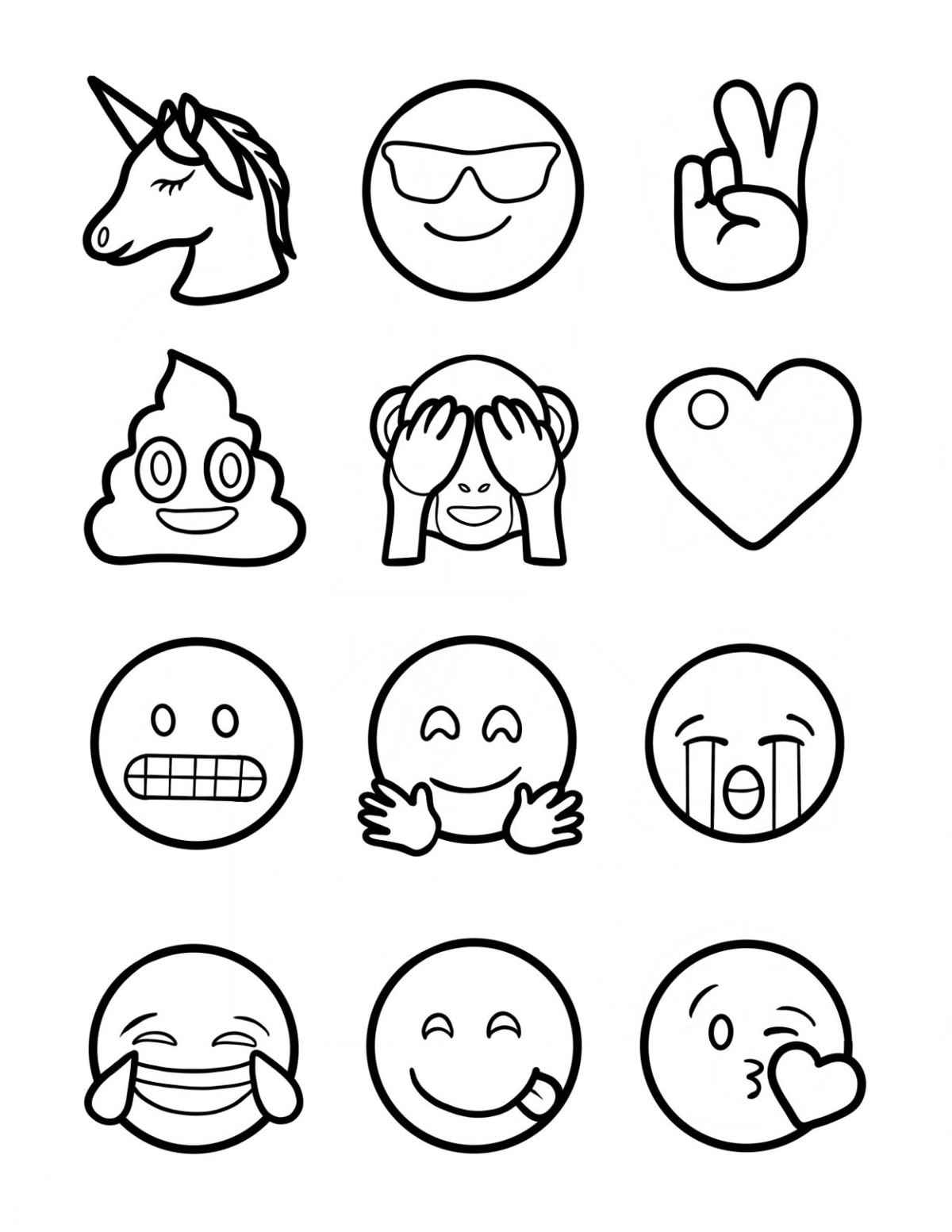 Emoji Ausmalbilder 309