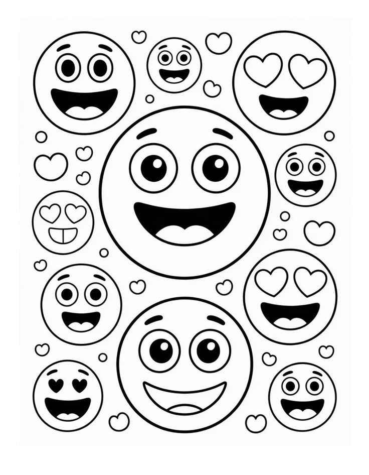 Emoji Ausmalbilder 630