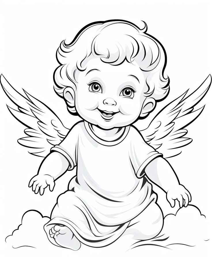 Engel Ausmalbilder 670