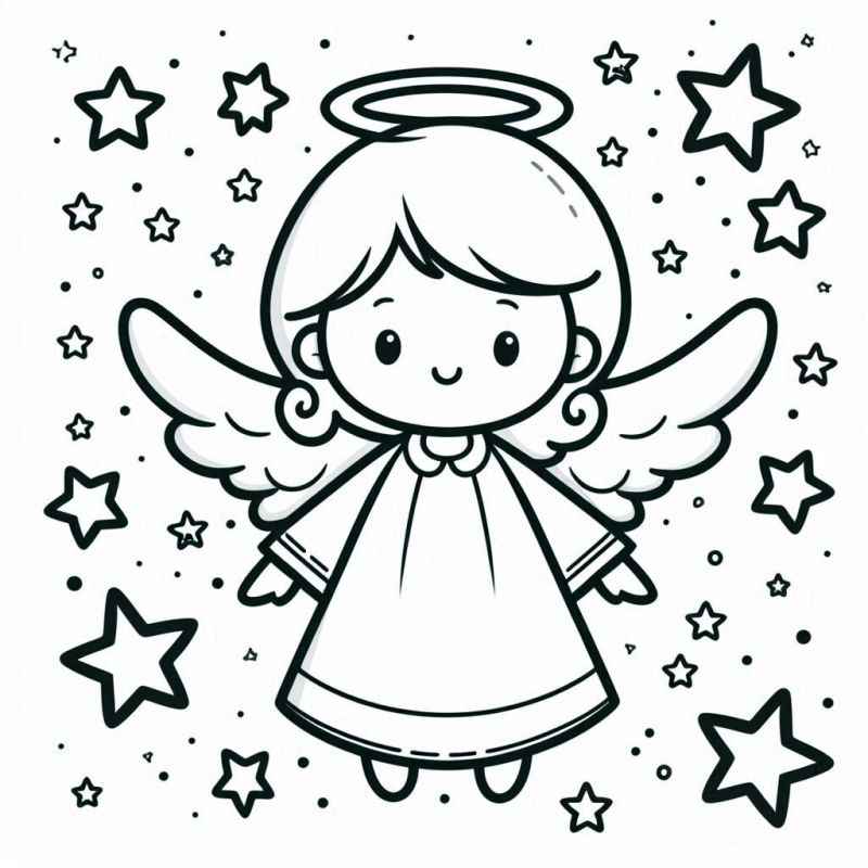 Engel Ausmalbilder 887