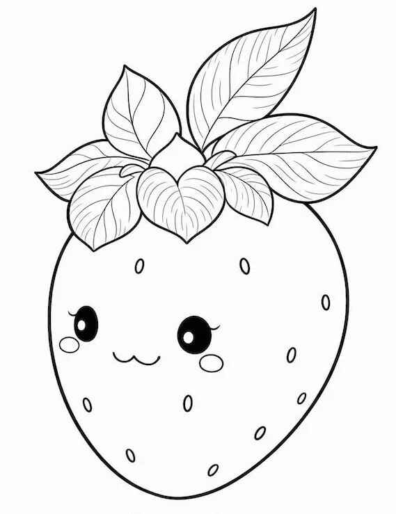 Erdbeeren Ausmalbilder 820