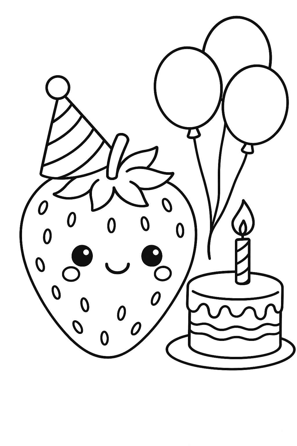 Erdbeeren Ausmalbilder 839