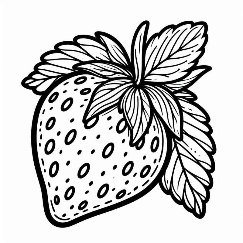 Erdbeeren Ausmalbilder 875