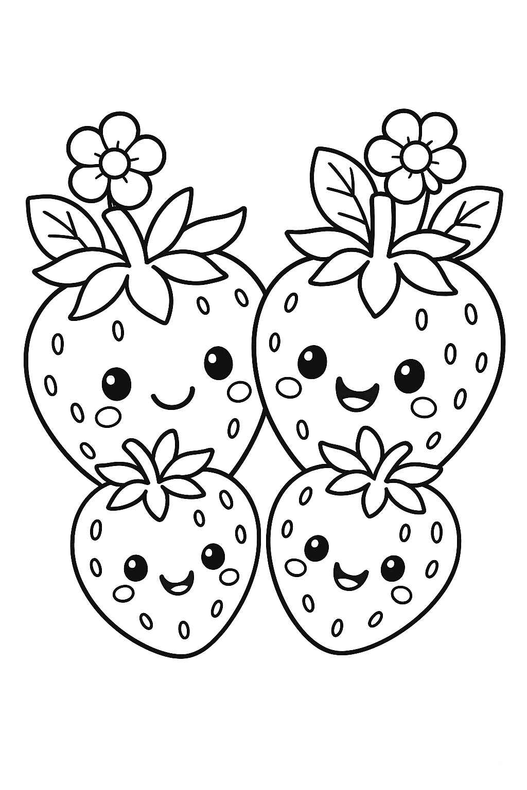 Erdbeeren Ausmalbilder 878