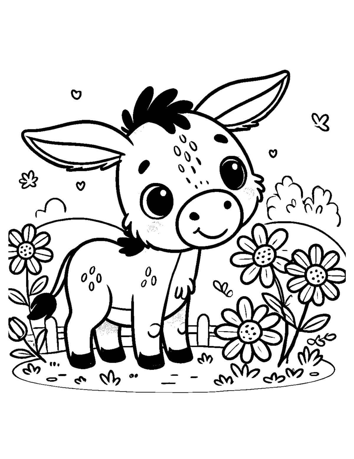 Esel Ausmalbilder 839