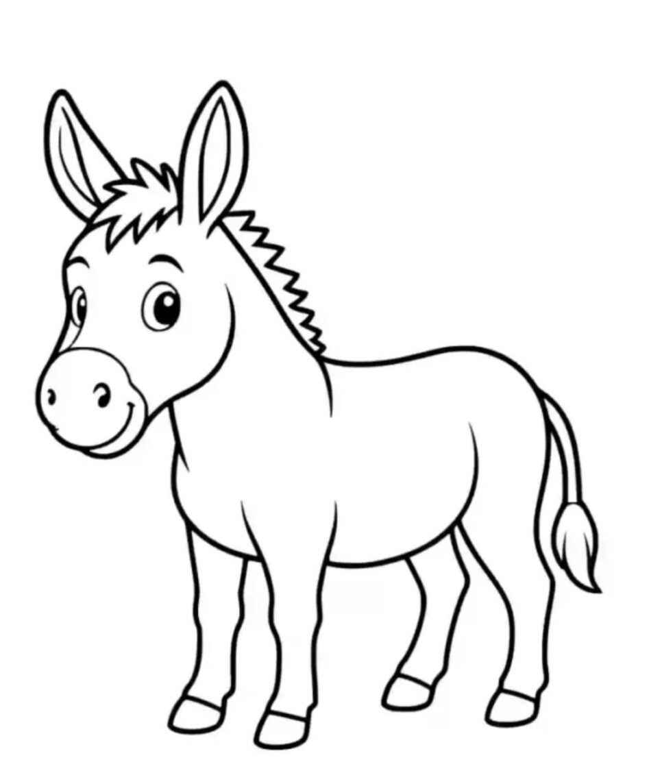 Esel Ausmalbilder 995