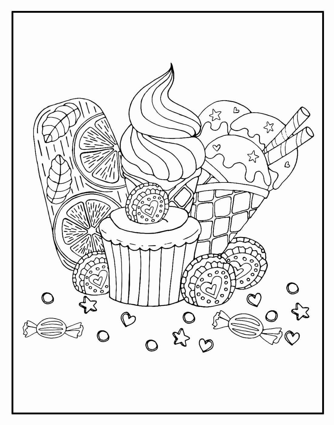 Essen Ausmalbilder 009