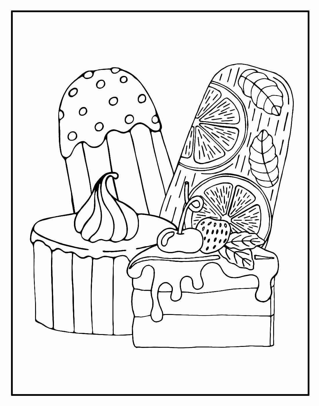 Essen Ausmalbilder 348