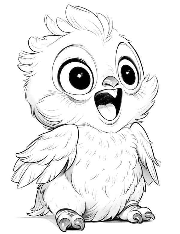 Eulen Ausmalbilder 057