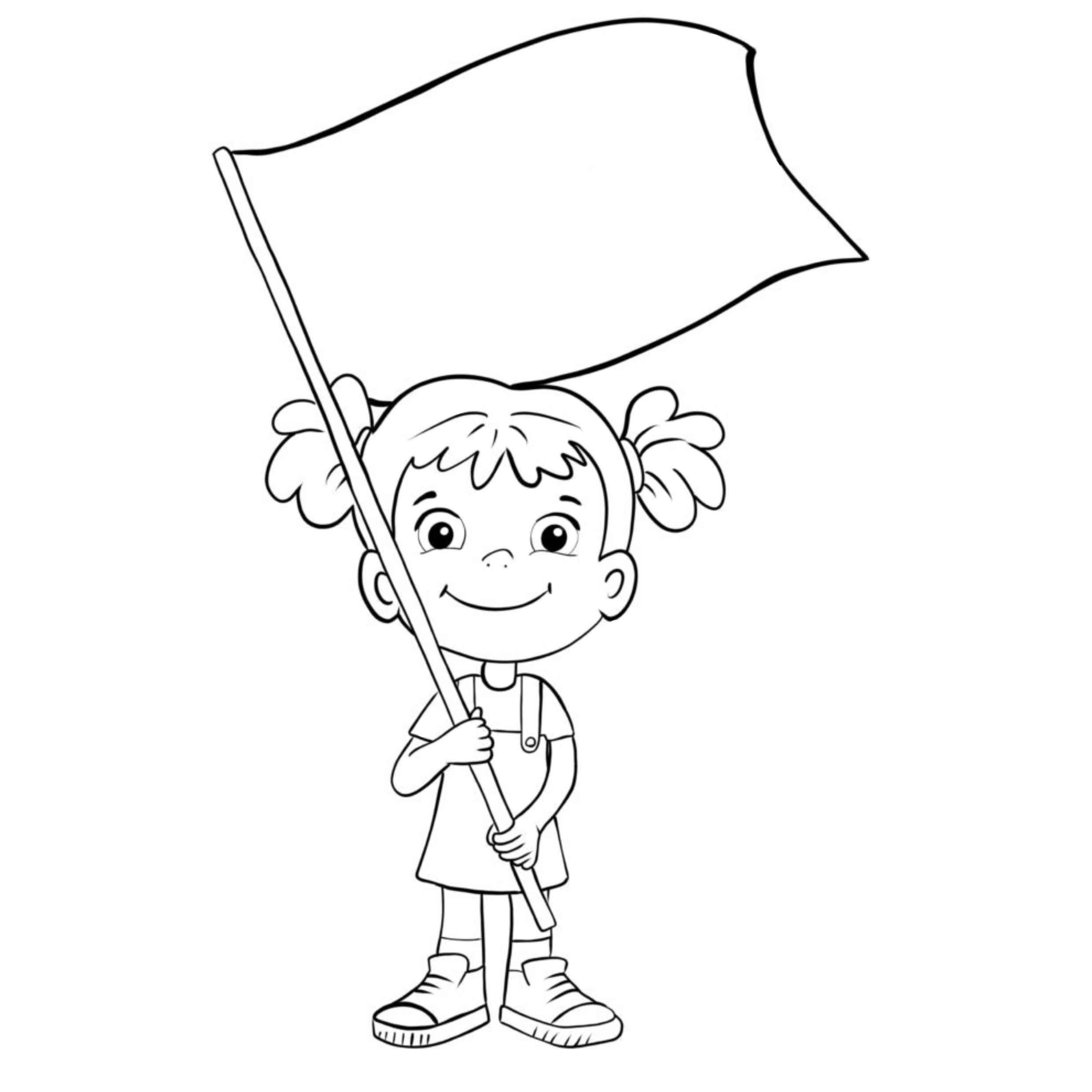 Fahnen Ausmalbilder 443