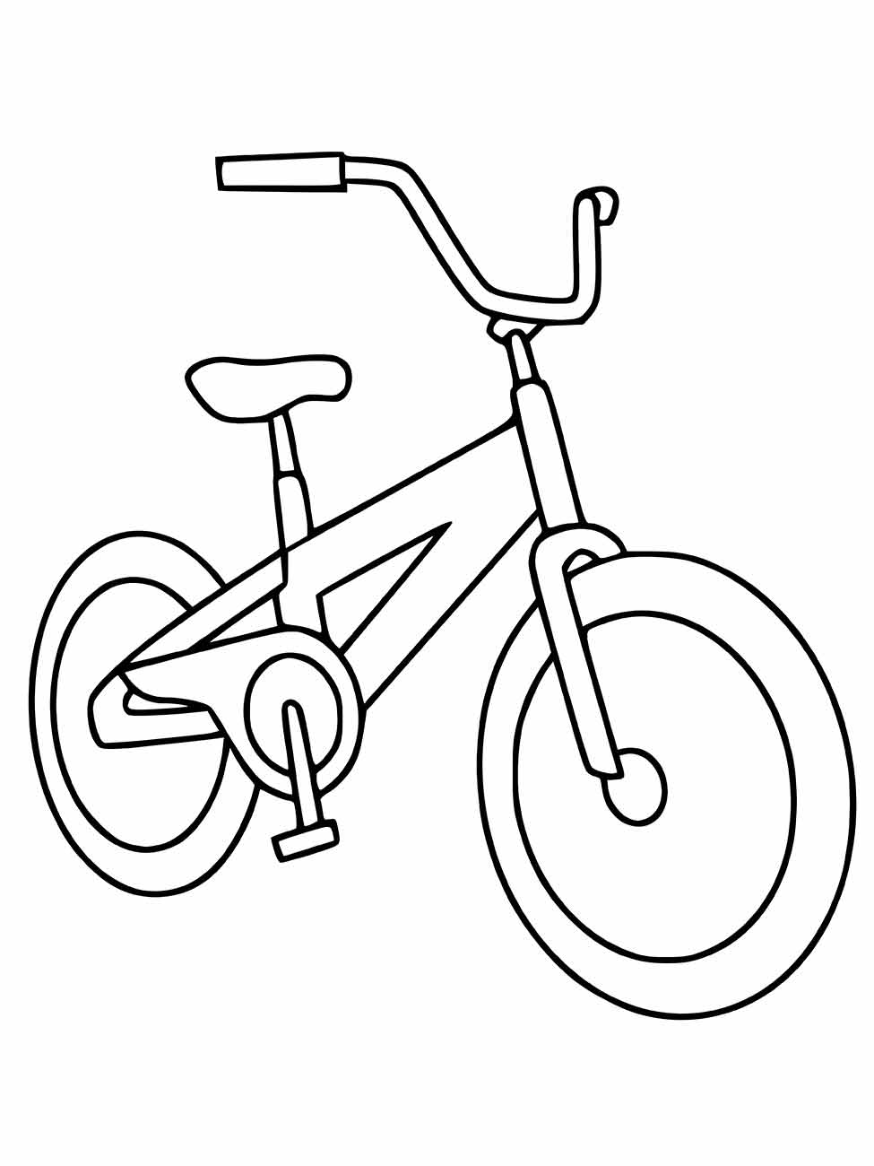 Fahrrad Ausmalbilder 740