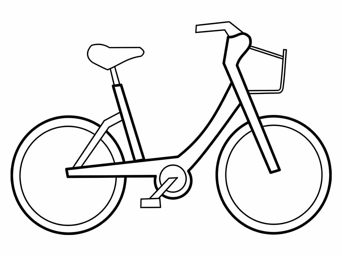 Fahrrad Ausmalbilder 785