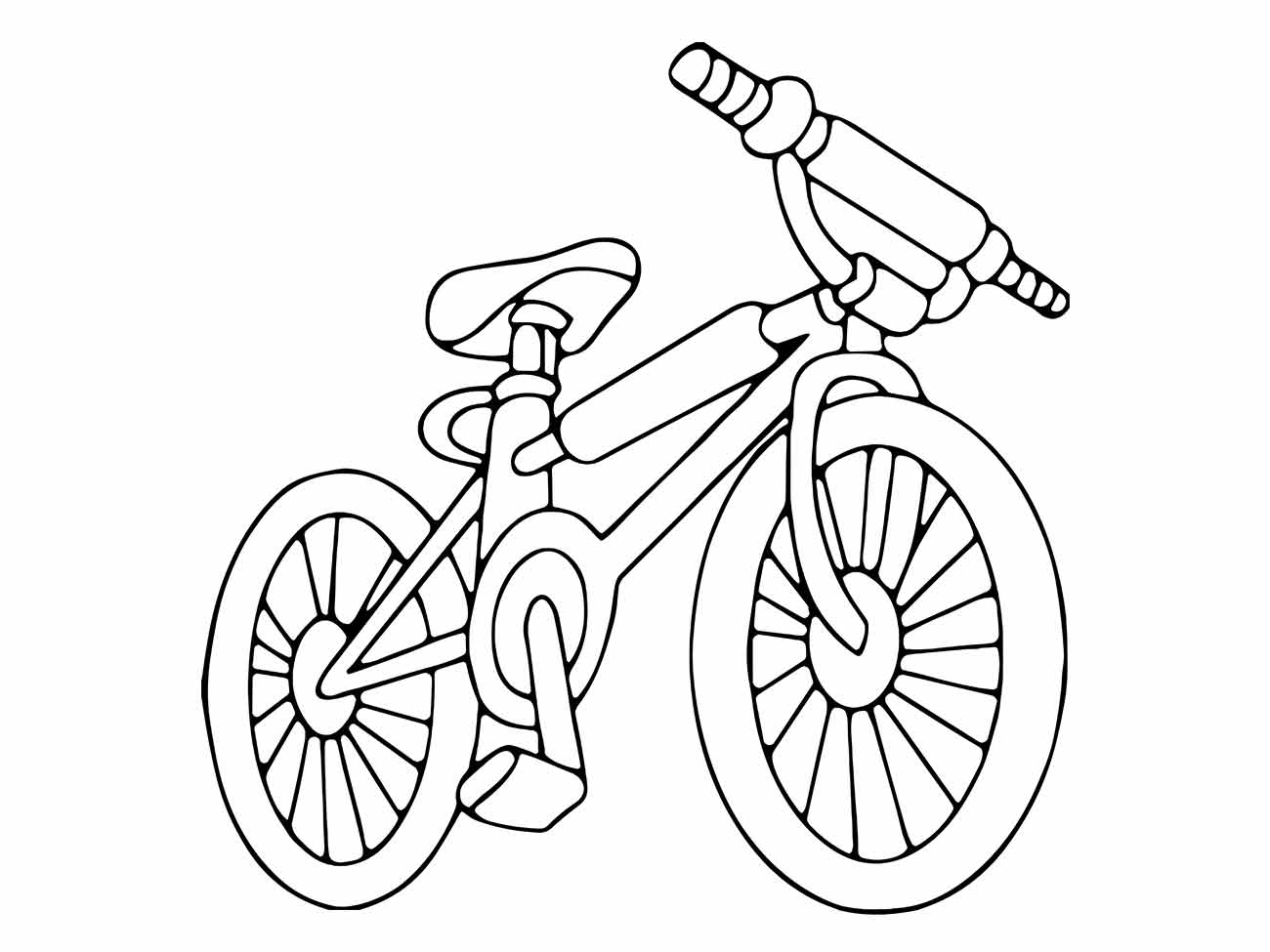 Fahrrad Ausmalbilder 818