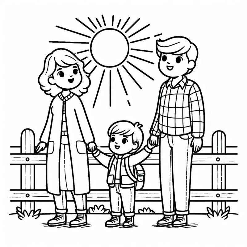 Familie Ausmalbilder 202