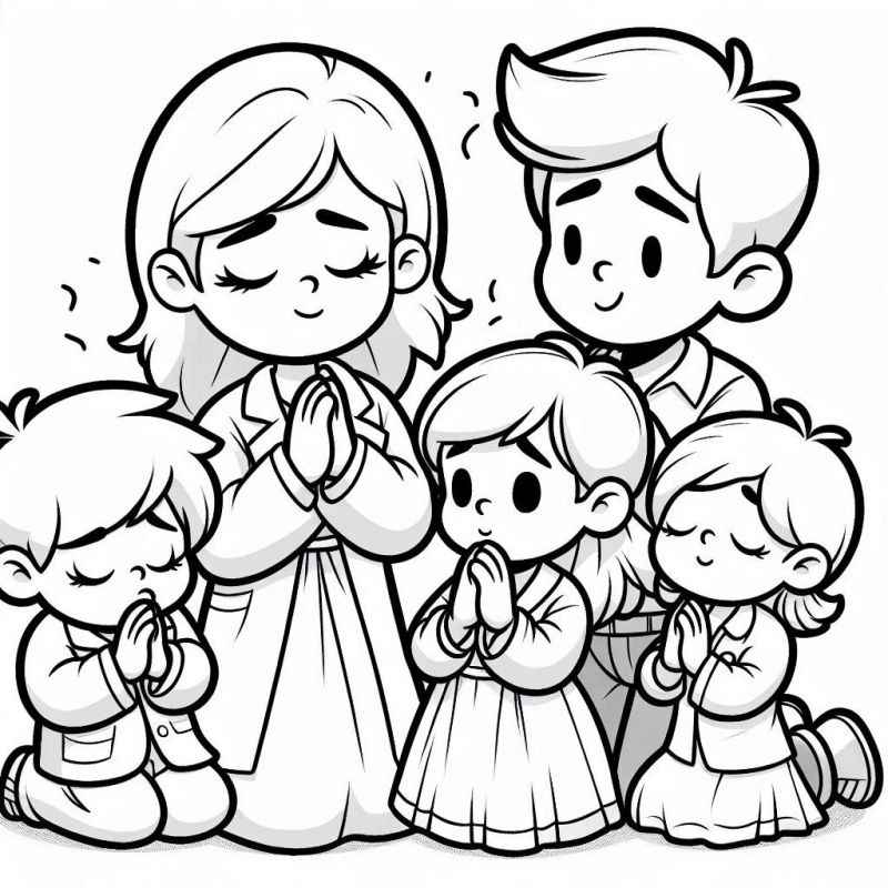 Familie Ausmalbilder 657