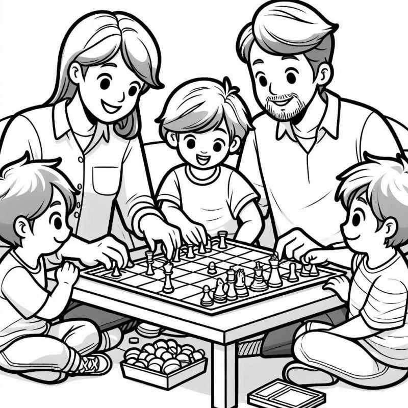 Familie Ausmalbilder 691