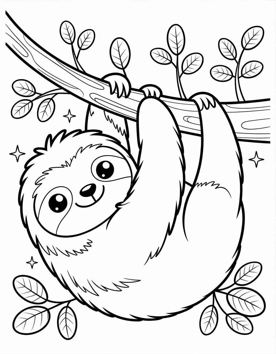 Faultier Ausmalbilder 188