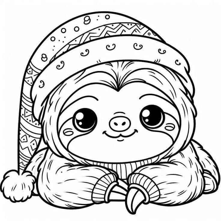 Faultier Ausmalbilder 243