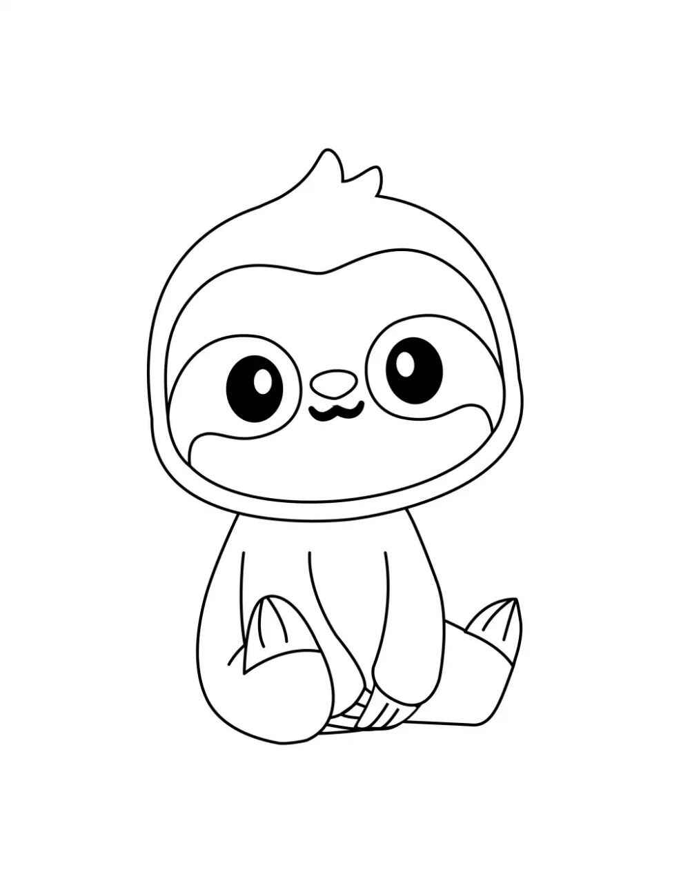 Faultier Ausmalbilder 353