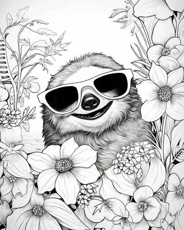 Faultier Ausmalbilder 473