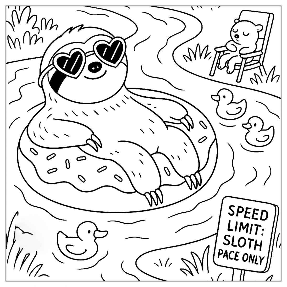 Faultier Ausmalbilder 498