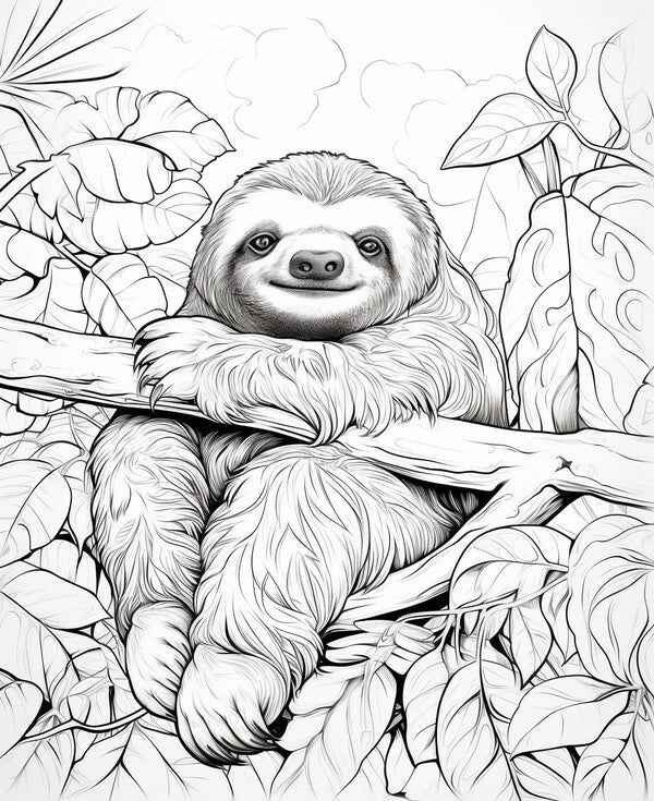 Faultier Ausmalbilder 506