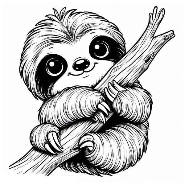 Faultier Ausmalbilder 609