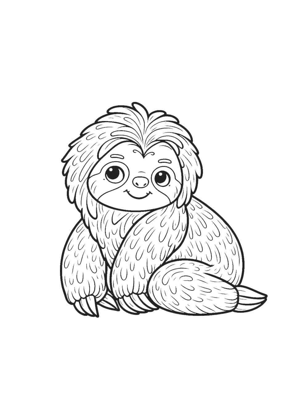 Faultier Ausmalbilder 681