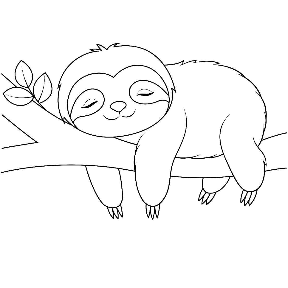 Faultier Ausmalbilder 907