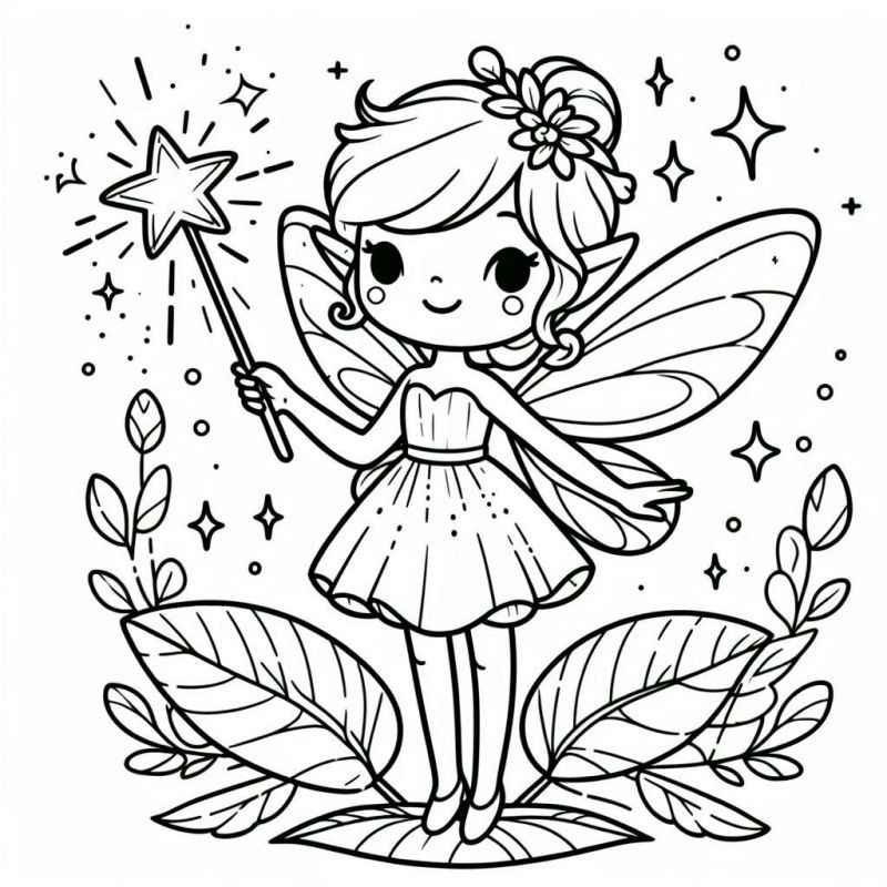Feen Ausmalbilder 051