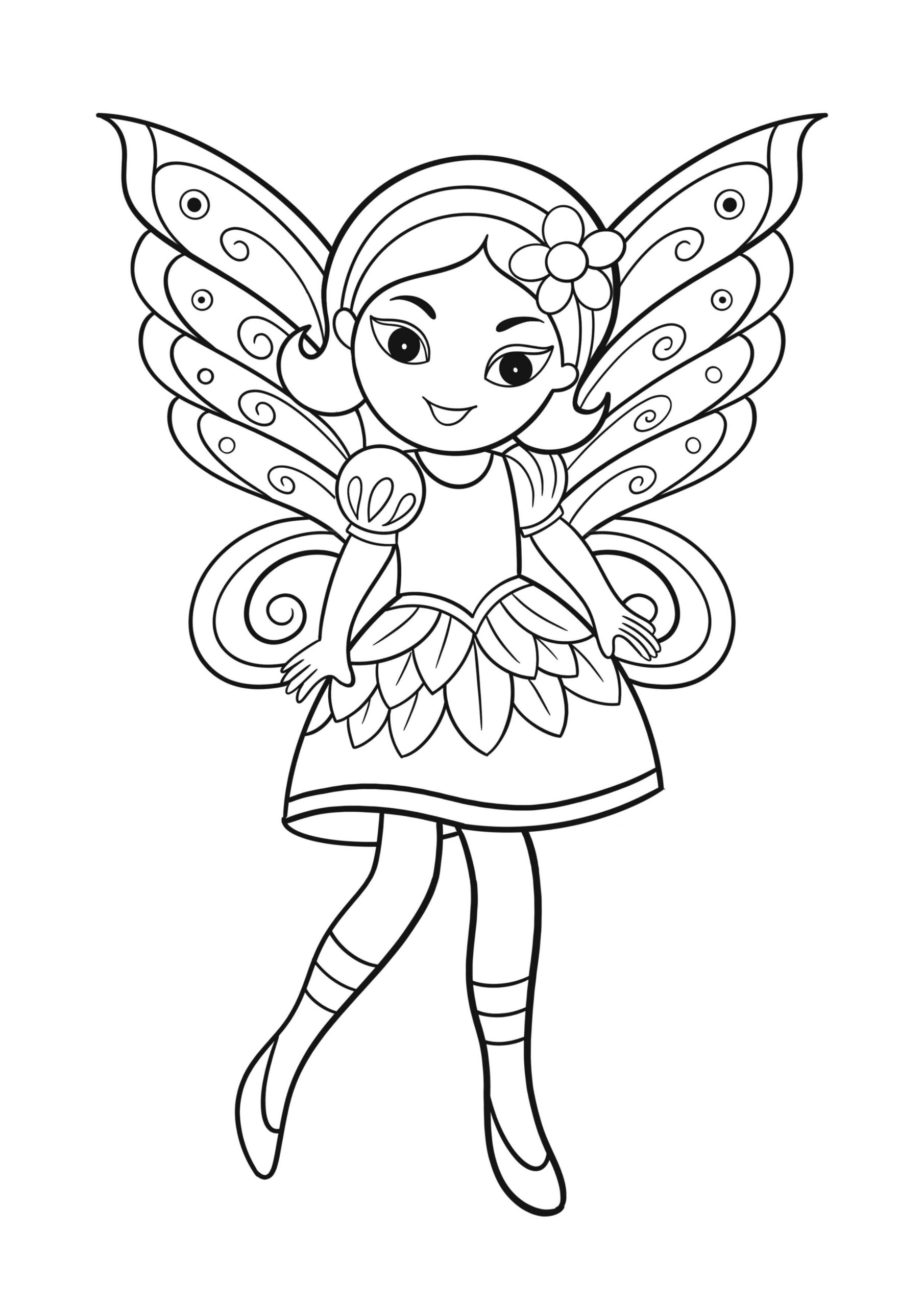 Feen Ausmalbilder 075