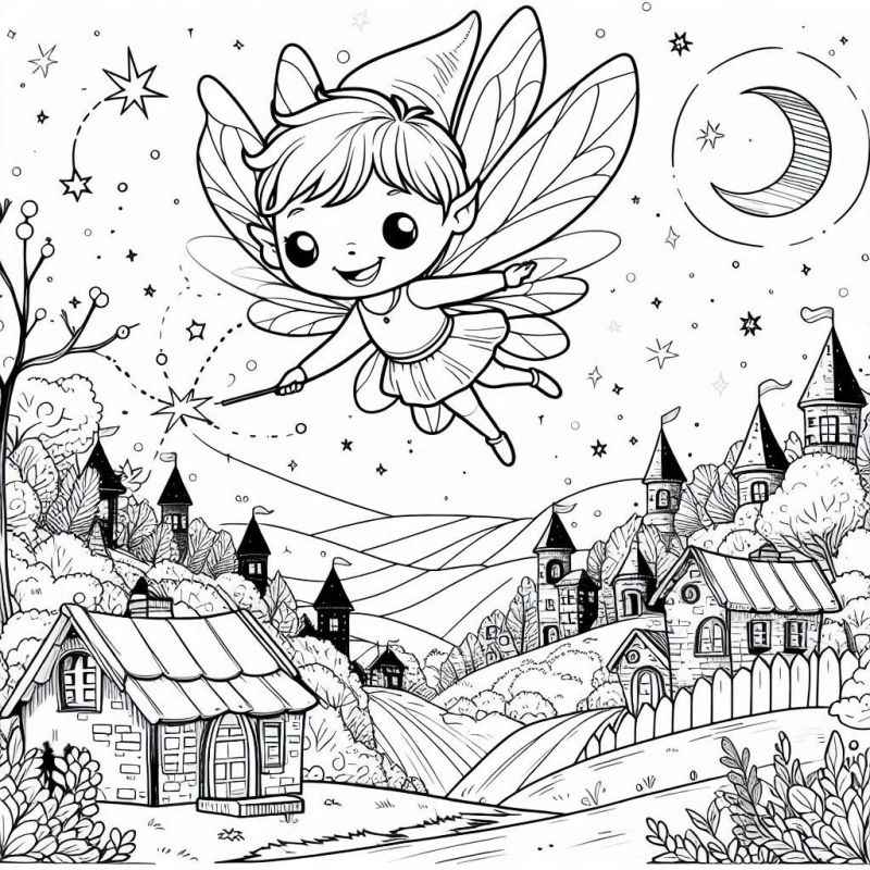 Feen Ausmalbilder 137