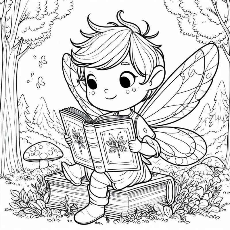 Feen Ausmalbilder 165