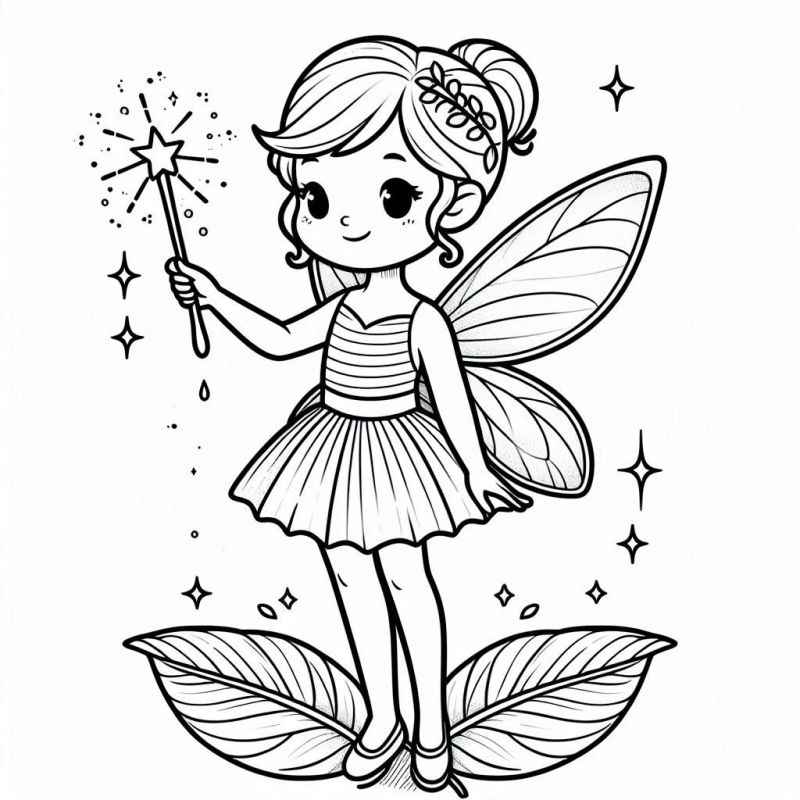 Feen Ausmalbilder 176