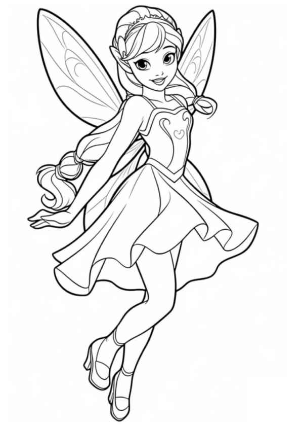Feen Ausmalbilder 374