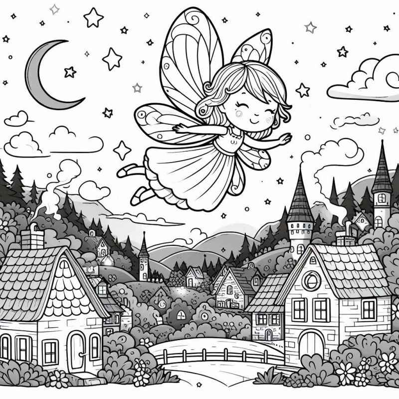 Feen Ausmalbilder 407