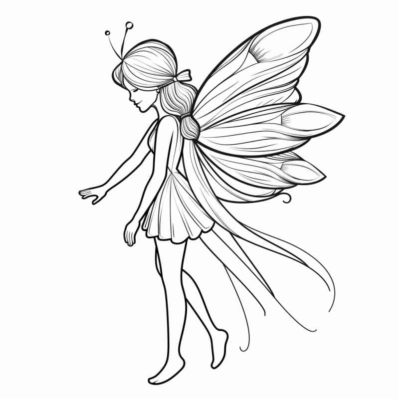 Feen Ausmalbilder 498