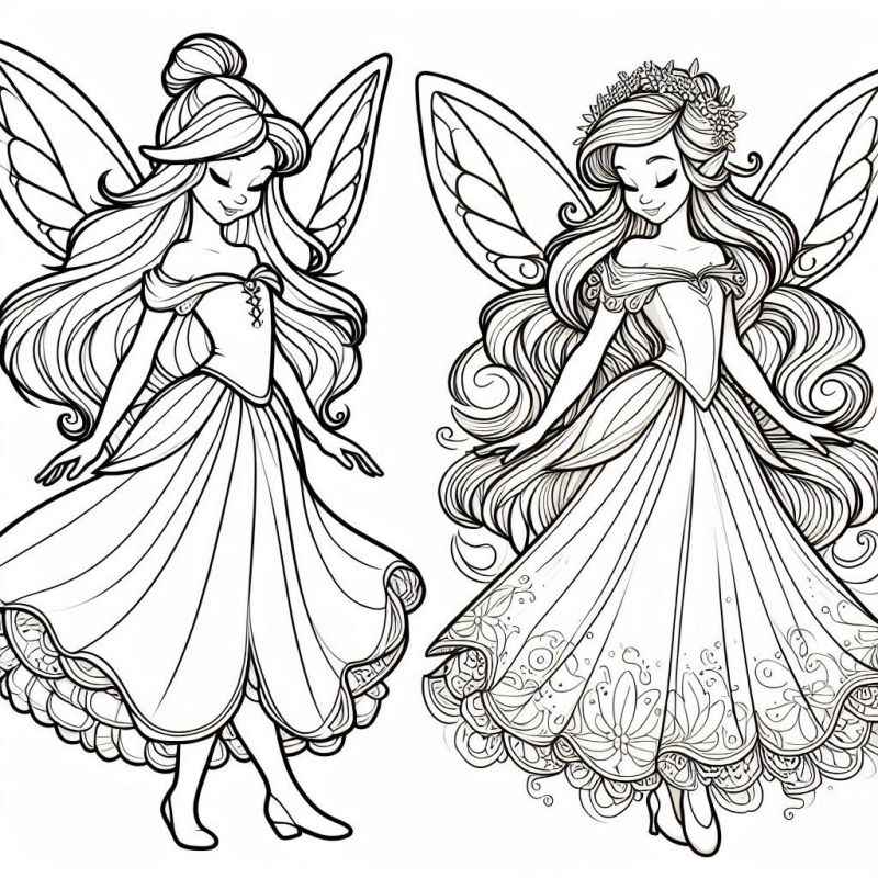 Feen Ausmalbilder 510