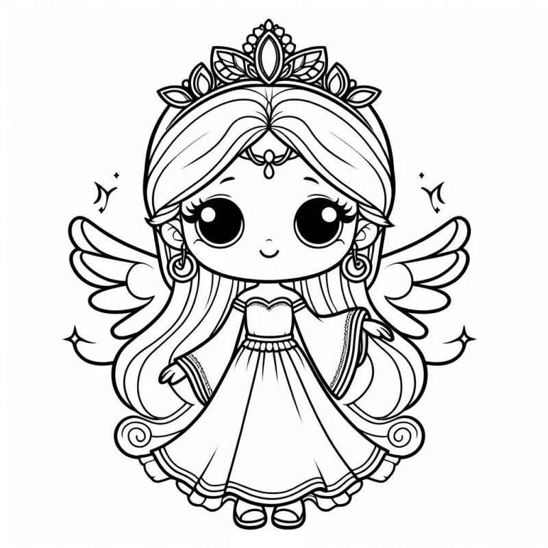 Feen Ausmalbilder 542